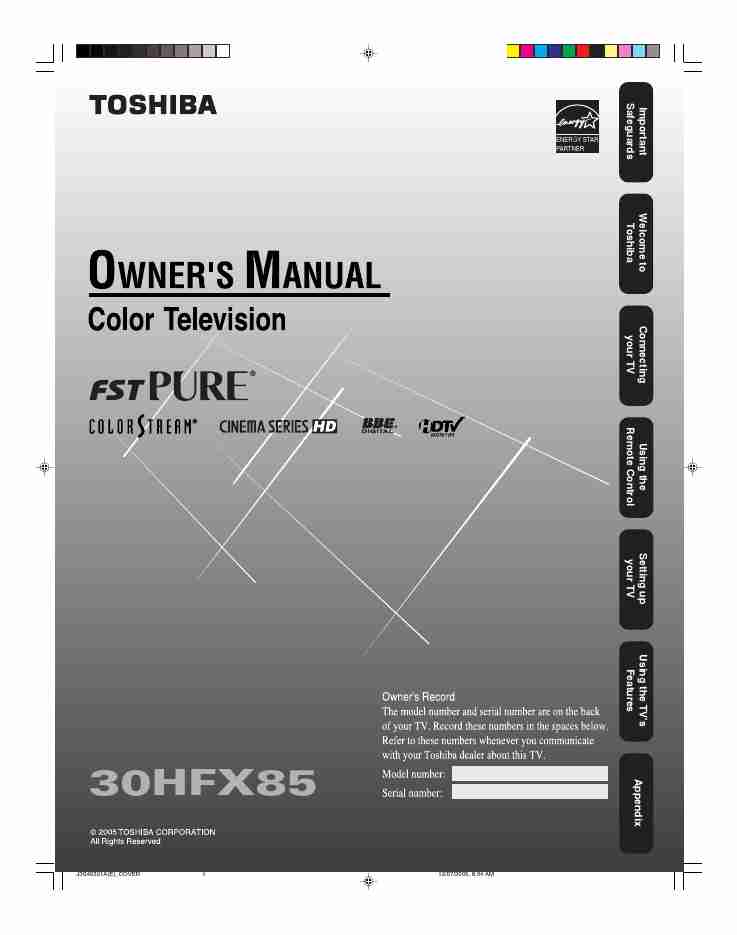 Toshiba CRT Television 30HFX85-page_pdf